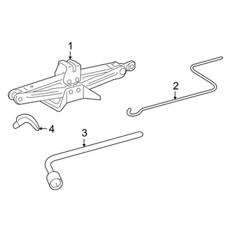 Toyota OE - Rear Body & Floor - Jack & Components