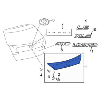 Toyota OE - Rear Liftgate Finish Panel