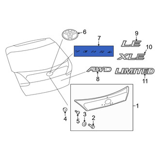 Toyota OE - Rear Hatch Emblem