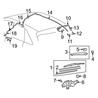 Toyota OE - Windshield Washer Hose Connector