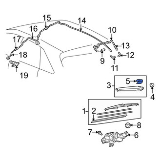 Toyota OE - Wiper Arm Cap