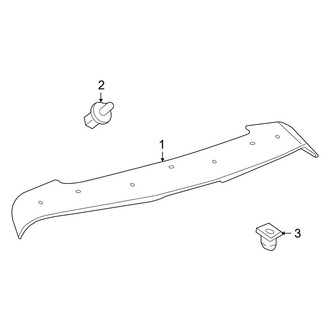 Toyota OE - Lift Gate - Spoiler