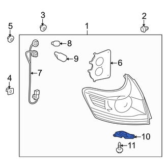 Toyota OE - Right Tail Light Bracket