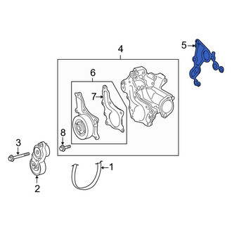 Toyota OE - Engine Coolant Water Inlet Gasket