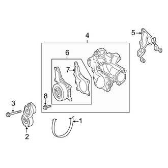Toyota OE - Cooling - Belts & Pulleys (2.7L)