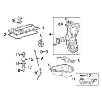 Toyota OE - Engine Oil Pump Pickup Tube Gasket