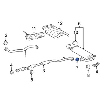 Toyota OE - Exhaust Pipe Connector Gasket