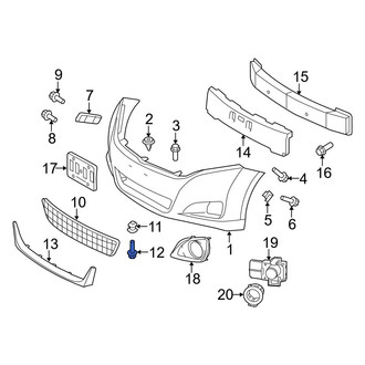 Toyota OE - Rear Bumper Cover Grommet