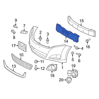 Toyota OE - Front Bumper Impact Absorber
