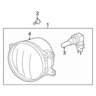 Toyota OE - Front Right Fog Light