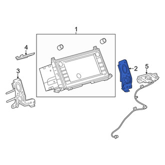 Toyota OE - Right Radio Bracket