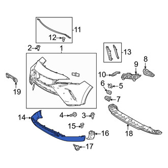 Toyota OE - Front Bumper Guard