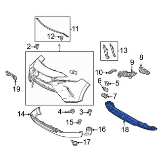 Toyota OE - Front Bumper Splash Shield