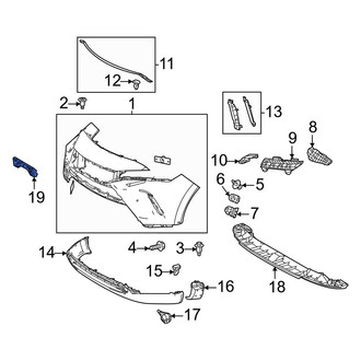 Toyota OE - License Plate Bracket