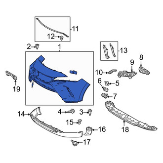 Toyota OE - Front Bumper Cover