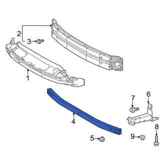 Toyota OE - Front Lower Bumper Impact Bar