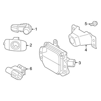 Toyota OE - Front Bumper & Grille - Electrical Components