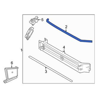Toyota OE - Upper Radiator Shutter Seal