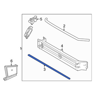 Toyota OE - Lower Radiator Shutter Seal