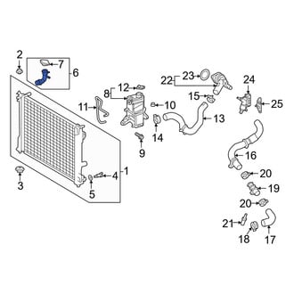 Toyota OE - Engine Coolant Filler Neck
