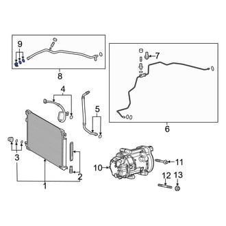 Toyota OE - A/C Refrigerant Line Clamp