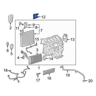 Toyota OE - HVAC Control Module
