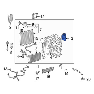 Toyota OE - HVAC Air Inlet Door Actuator