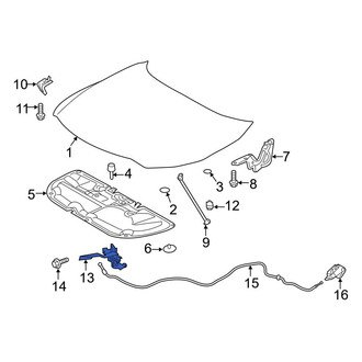 Toyota OE - Front Hood Latch