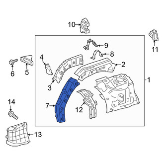 Toyota OE - Front Left Fender Apron Reinforcement