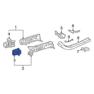 Toyota OE - Front Right Inner Frame Rail End