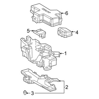 Toyota OE - Electrical - Fuse & Relay (Luggage Compartment)