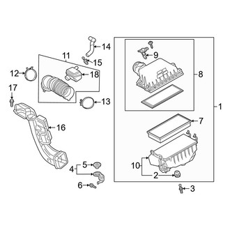 Toyota OE - Engine / Transaxle - Air Intake