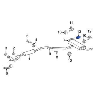 Toyota OE - Exhaust Tail Pipe Tip