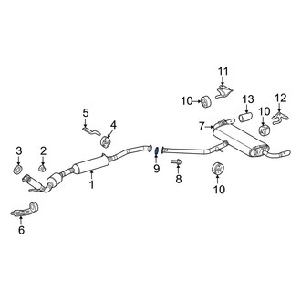 Toyota OE - Rear Catalytic Converter Gasket