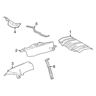 Toyota OE - Exhaust System - Heat & Sound Insulators