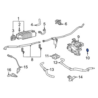 Toyota OE - PCV Valve Hose O-Ring