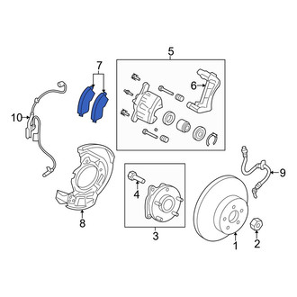 Toyota OE - Front Disc Brake Pad Set
