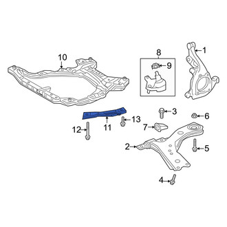Toyota OE - Front Left Suspension Crossmember Reinforcement