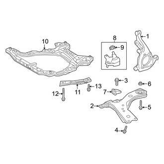 Toyota OE - Front Suspension - Suspension Components