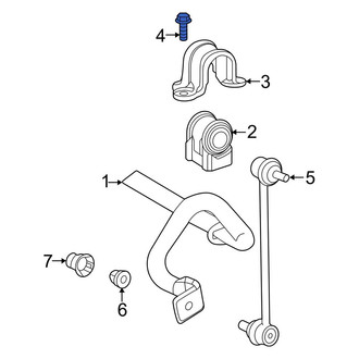 Toyota OE - Suspension Stabilizer Bar Bracket Bolt