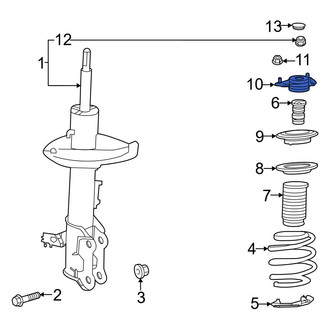 Toyota OE - Front Suspension Strut Mount