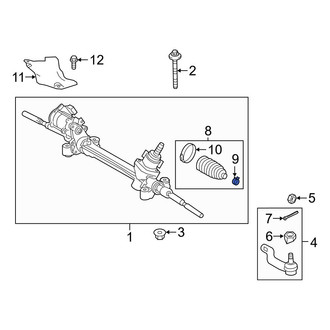 Toyota OE - Outer Rack and Pinion Bellows Clamp