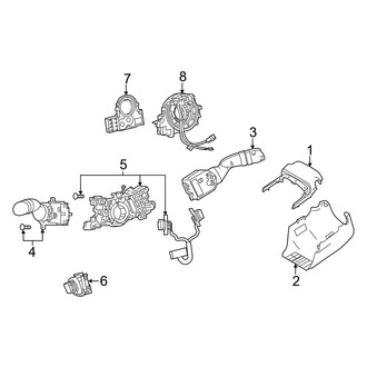 Toyota OE - Steering Column - Shroud, Switches & Levers