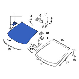 Toyota OE - Front Windshield