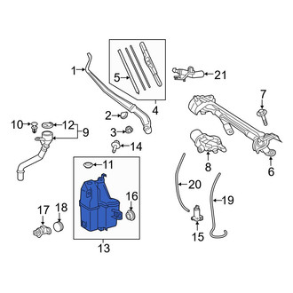 Toyota OE - Washer Fluid Reservoir