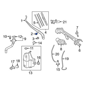 Toyota OE - Wiper Arm Cap