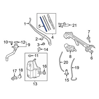 Toyota OE - Right Wiper Blade Refill