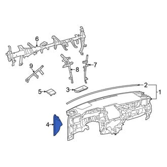 Toyota OE - Left Instrument Panel Side Cover