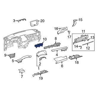 Toyota OE - Front Center Dashboard Air Vent