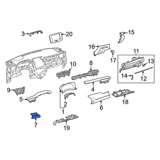 Toyota OE - Left Instrument Panel Pad